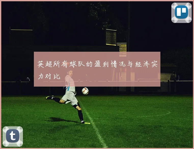 英超所有球队的盈利情况与经济实力对比